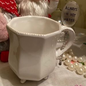 NWT Mud Pie Tea Cup & Spoon